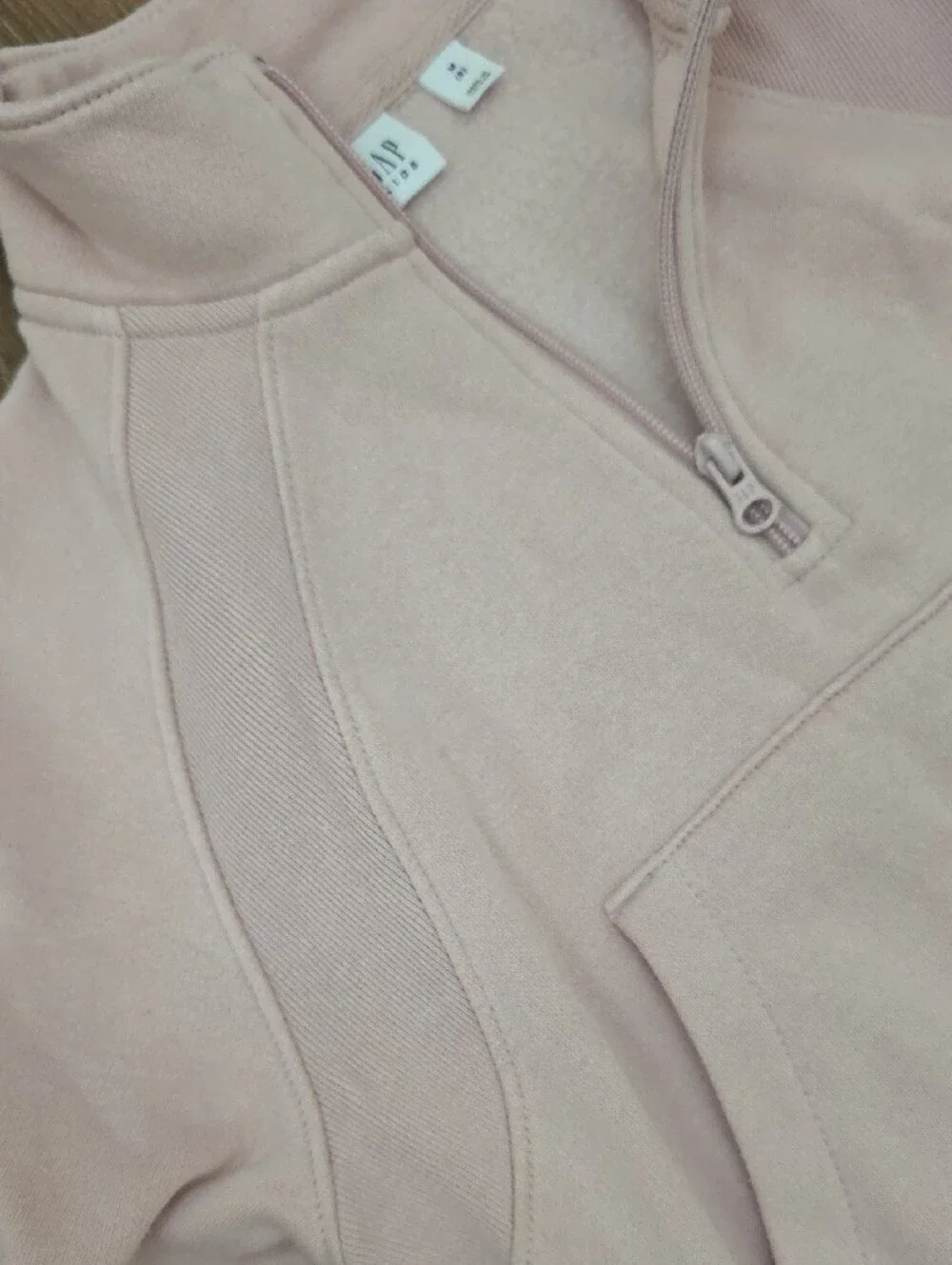 GAP Kids Blush Wide-Leg Cargo Sweatpants